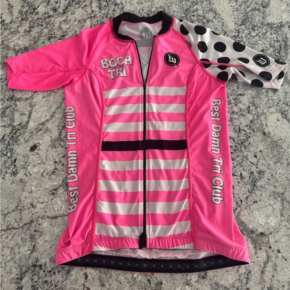 Women’s Pink Cycling Jersey